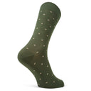 Polka Dress classic bambusa zeķes – tumši zaļas